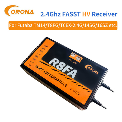 Futaba 8 Channel Fasst Receiver 2.4g Compatible TM7 TM8 TM10 TM14 8FG Corona R8FA