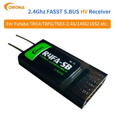 Micro Futaba 2.4 Ghz Fasst Receiver Compatible For 3GR 4PKS TM7 TM8 Corona R4FA-SB